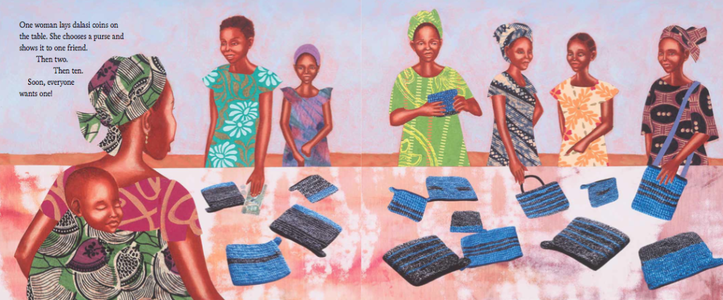 Njau women recycled fair trade purse sale
